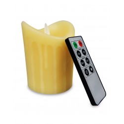 Set 2 candele Led con fiammella dinamica