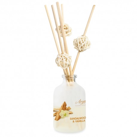 Arya HD Diffusore Bastoncini 55ml - Sandalwood-&-Vanilla