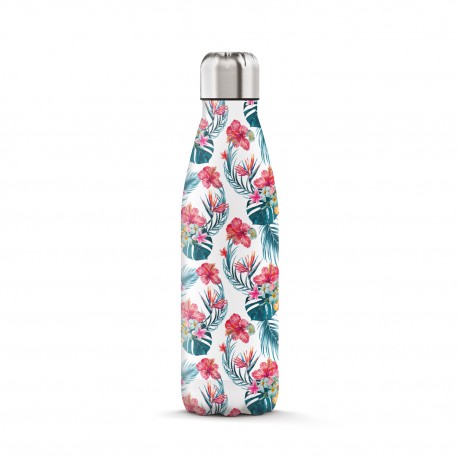 The Steel Bottle - 6 Exotic Flowers