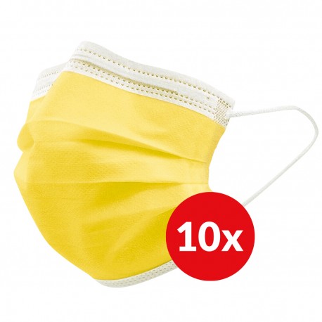 Mascherina IIR Limone ADULTO - MADE IN ITALY (10 unità)