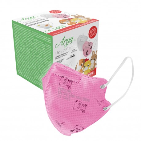 Mascherina FFP2 BAMBINO ROSA - Prodotto Certificato
